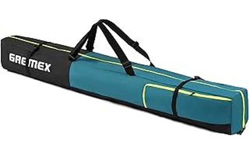 Skitasche - Skisack für 1 Paar Ski - wasserdichte Skitasche - Robuster Leichte Ski Tasche - Ergonomisch Skisack - Skisack Alpinski - Kompakte Skis...