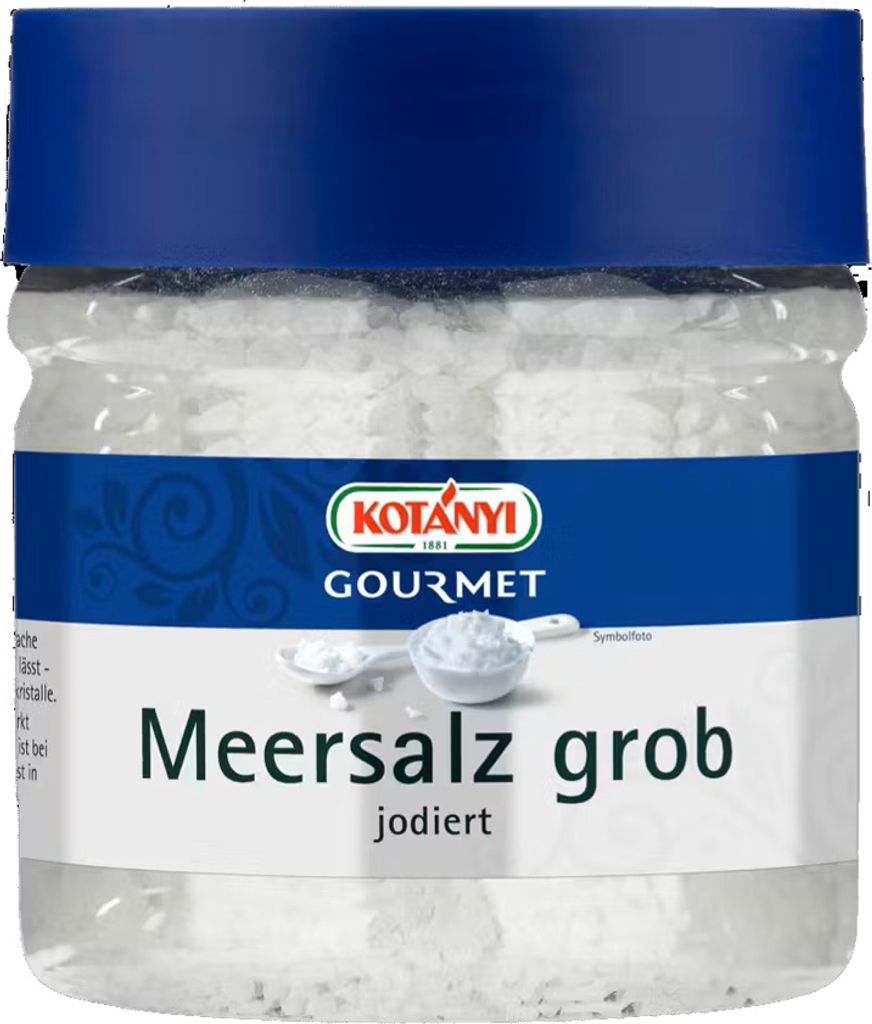Kotanyi Meersalz natürlich grob jodiert universell Produktbild 