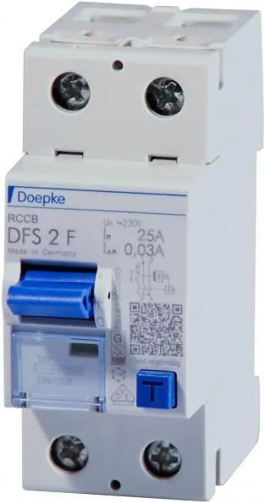 Protection différentielle Doepke 40A Type F pour lave-linge et PAC