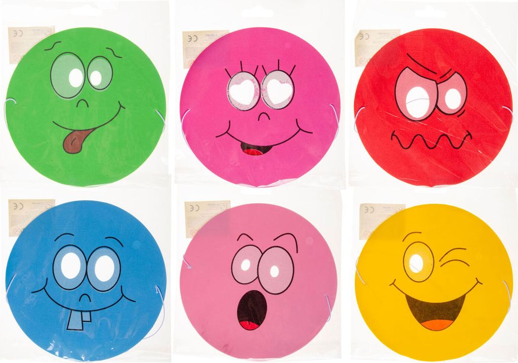 Duckiez Schaummaske mit Smiley-Gesicht