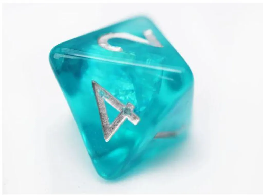 Set de dés de jeu de rôle multicolores Cube Nucléation pour Tabletop