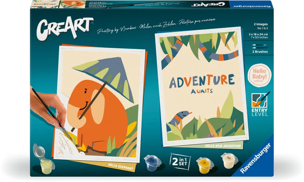 Baby Safari Set Ravensburger 23905 - Premier Coffret de Jeux d'Éveil