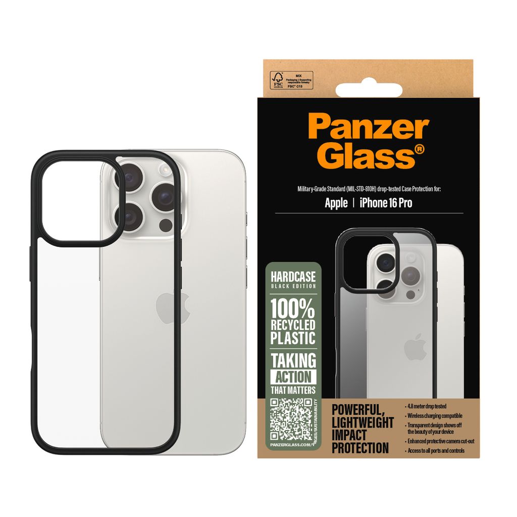 PanzerGlass HardCase Black iPhone 16 Pro