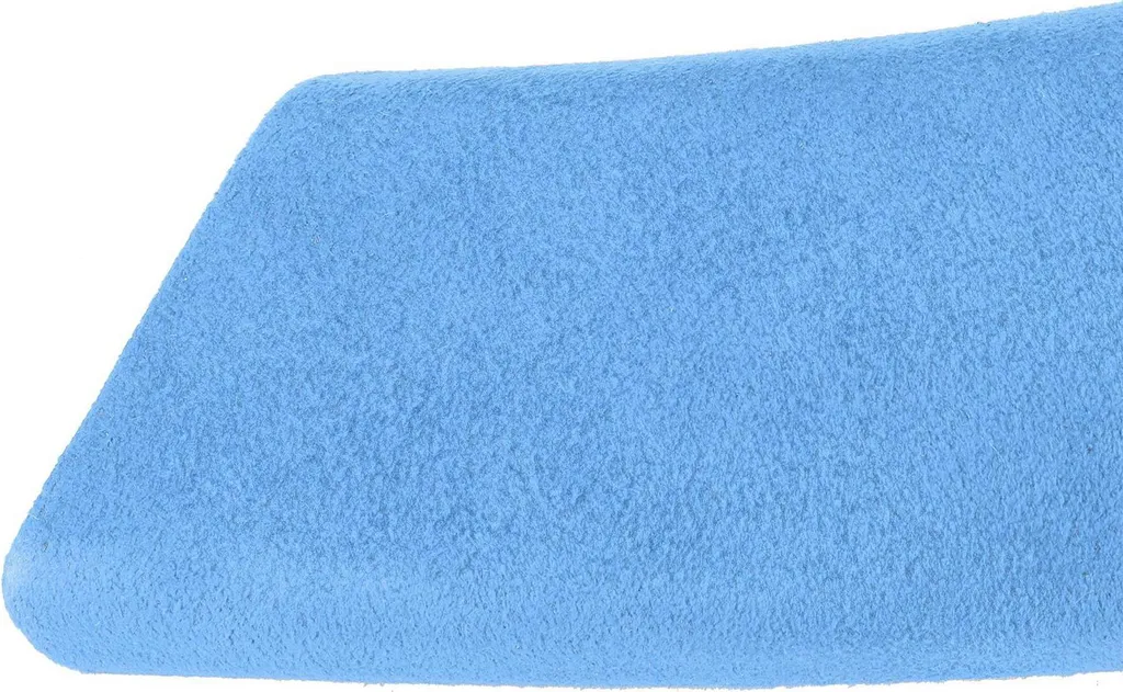 Revêtement Accoudoir de Porte et Poignée en Daim Bleu pour BMW F30 F31