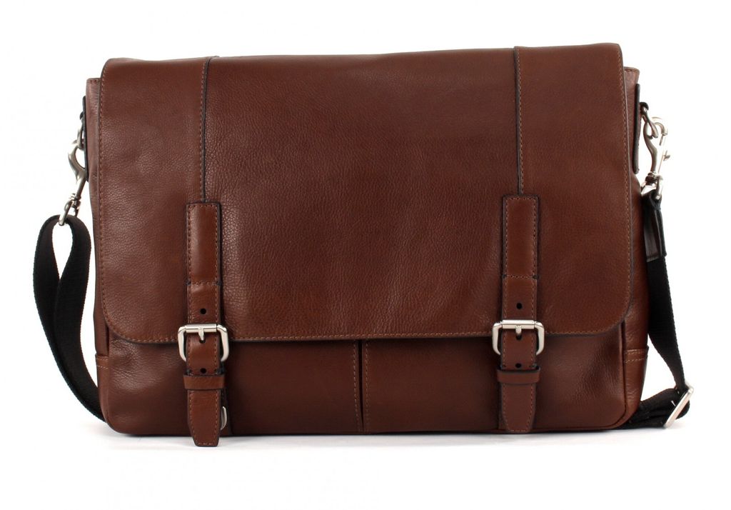 FOSSIL Graham Messenger Cognac