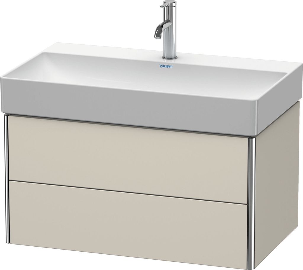 Duravit XSquare Waschtischunterbau wandhängend, 2 Schubkästen, 784x397x460mm, XS416209191