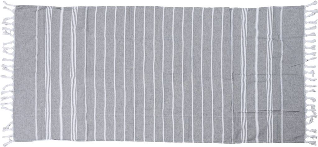 Strandtuch FARAO 90 x 180 cm, grau, 70% Baumwolle | 30% Produktbild 