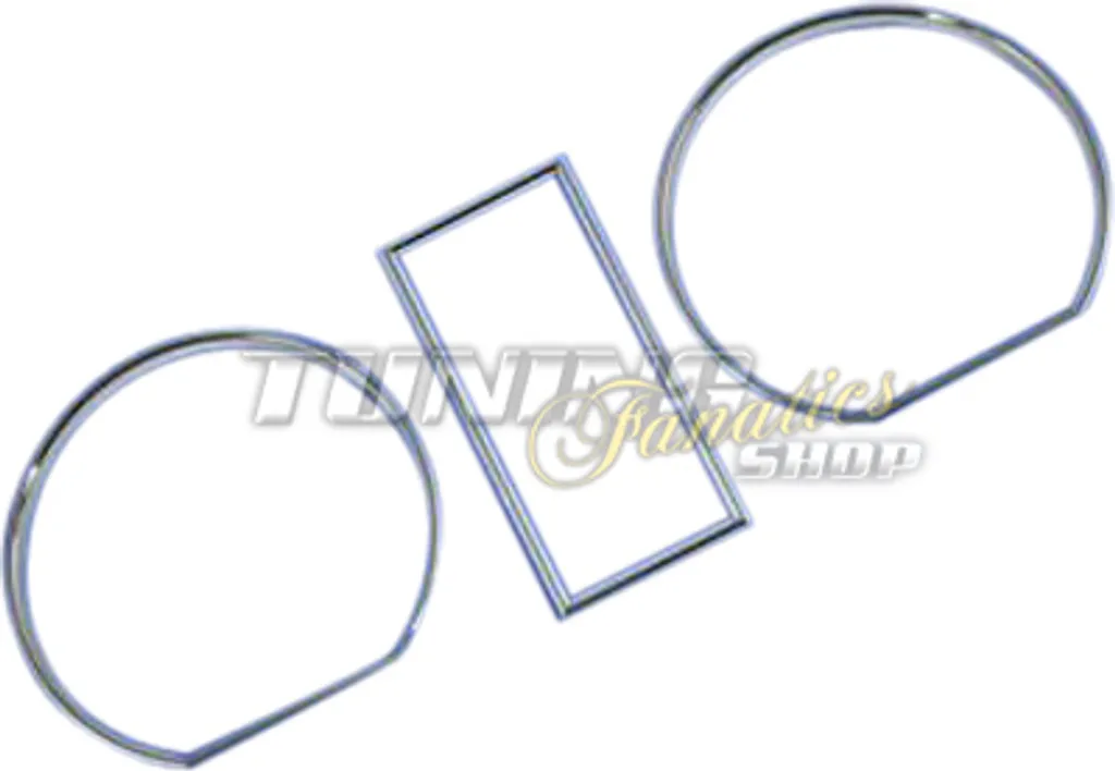 Cerclages de Compteur Chrome pour VW Golf II - Accessoire Habitacle Jetta