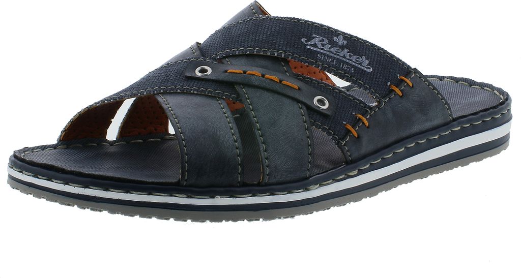 Rieker Herren Clogs, Pantoletten, ozean/denim Produktbild 