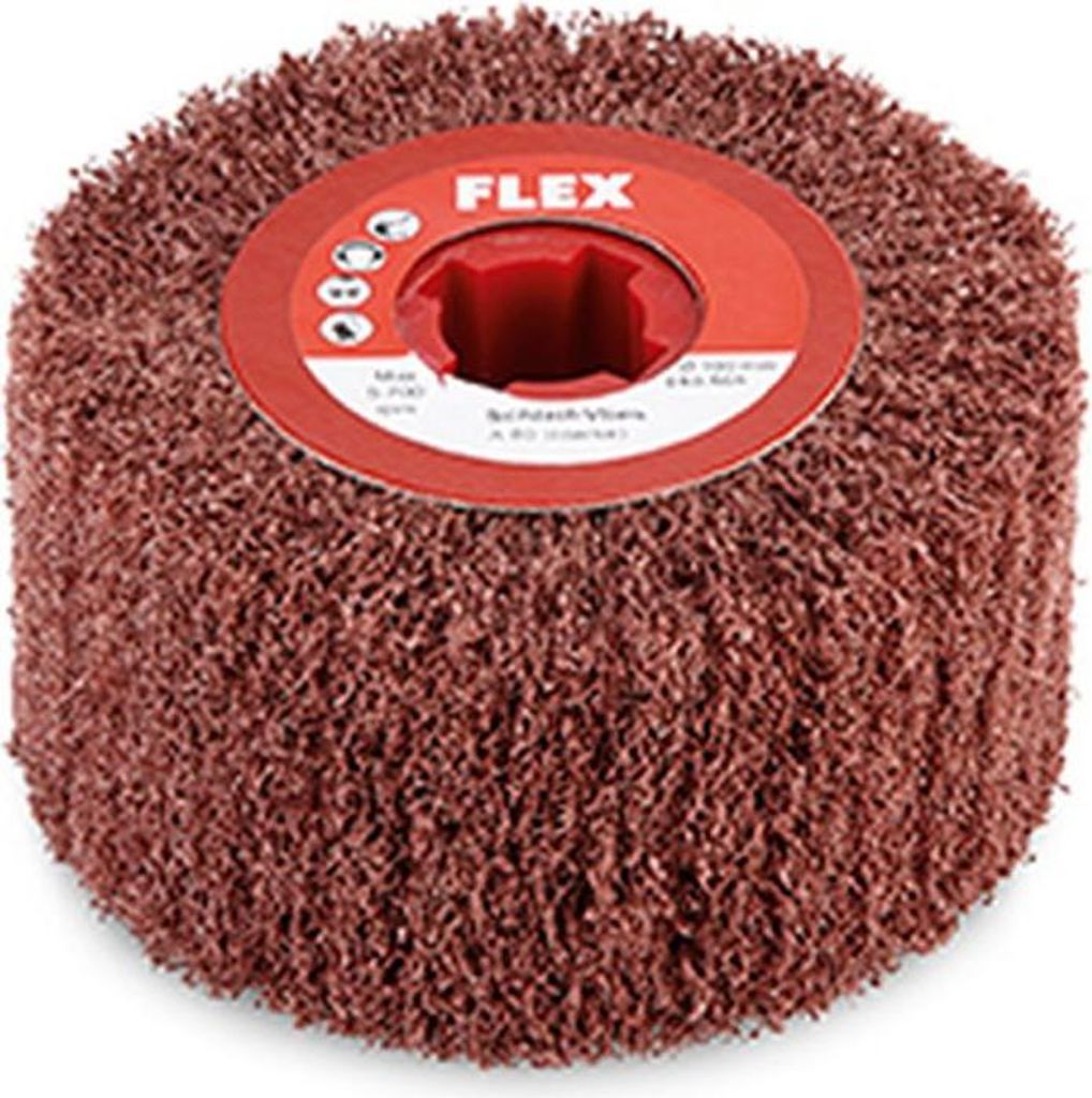 Flex Schleif-Vlies 100 x 100 Korn A 280 fine Vlieswalze aus Nylongewebe