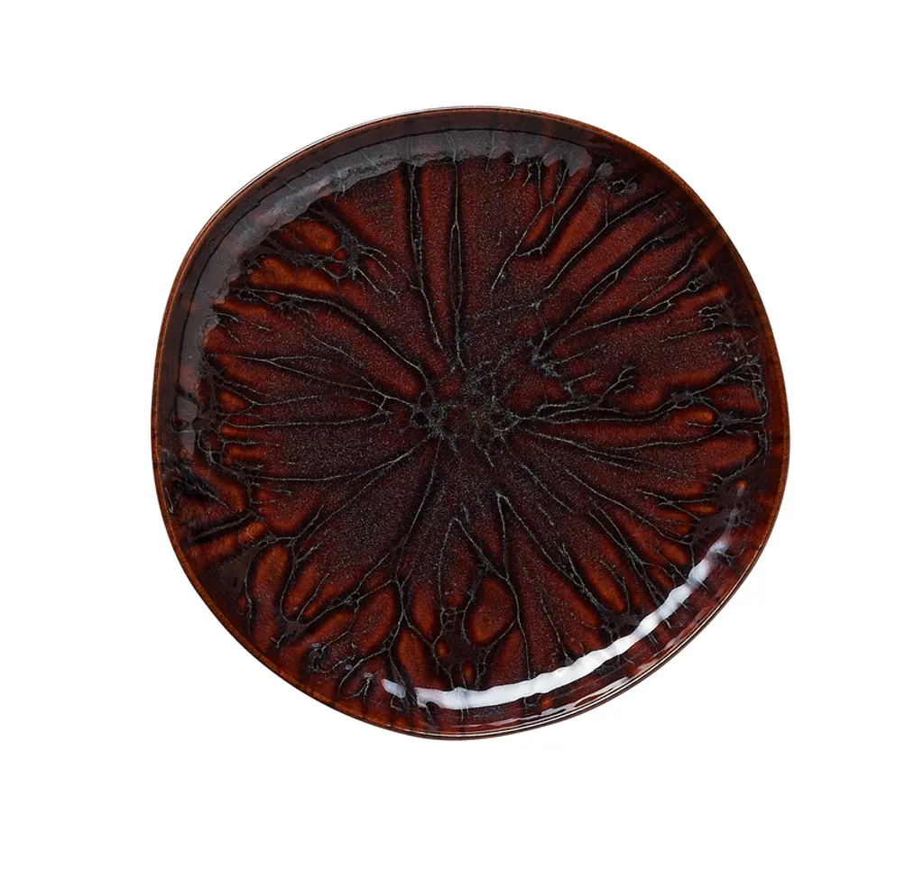 Piatti Piani 28 cm ROCKZZERO Amazonas - Gres Sostenibile Set da 6