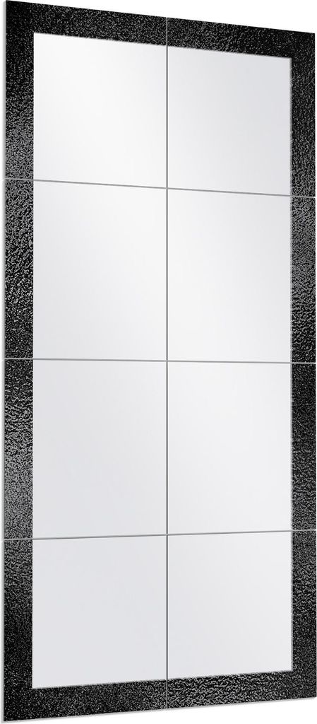 DEQORI Wandspiegel Puzzle 60x120 cm 'Körnige Lacktextur' Spiegel Ganzkörperspiegel