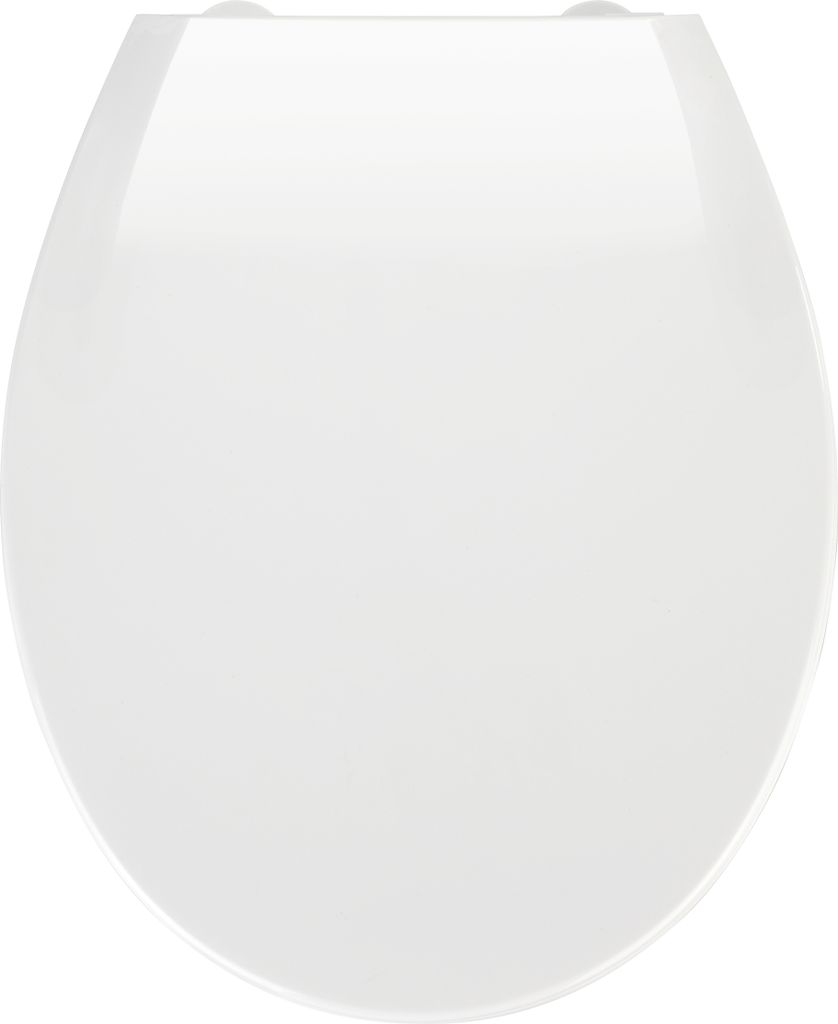 WENKO Premium toiletzitting, wit, toiletdeksel met zachte Productafbeelding 