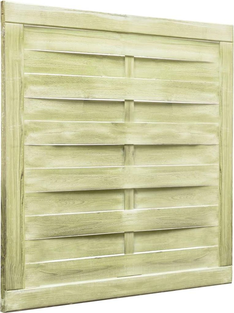 vidaXL Gartentor Imprägniertes Kiefernholz 100x100 cm Grün