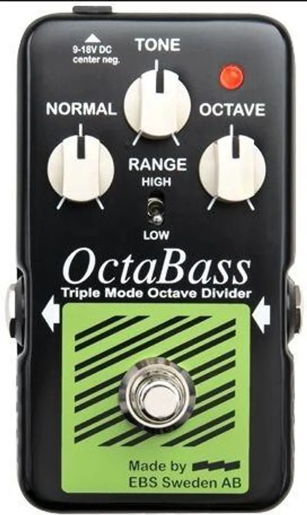 EBS OctaBass Blue Label Pédale d'Octave Analogique Haute Fidélité
