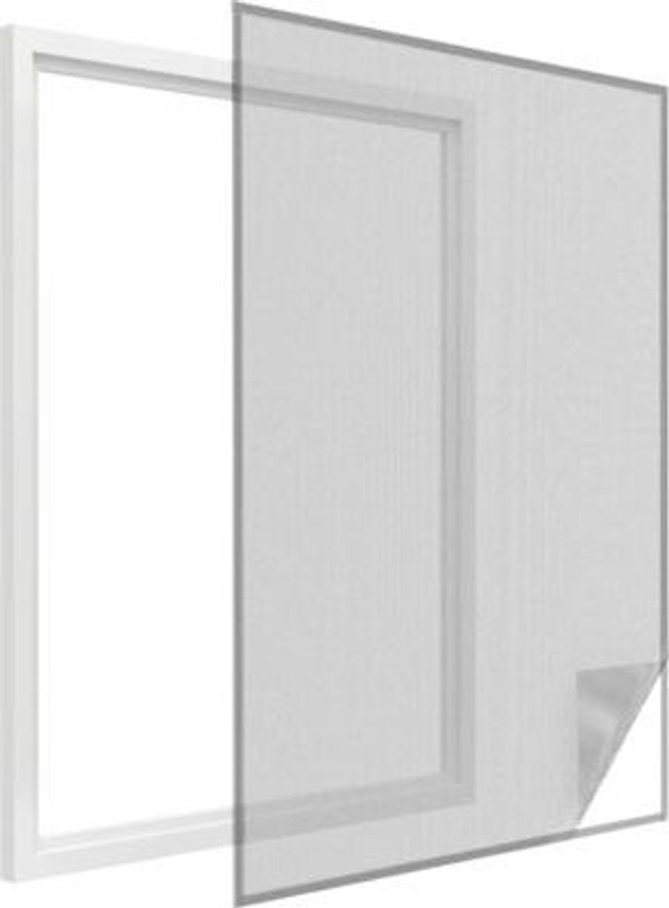 Fliegengitter home protect für Fenster mit Sonnenschutz ohne Bohren 130x150 cm