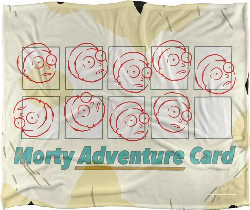 Couverture de Canapé Rick And Morty Adventure Card - Idéal Soirée TV