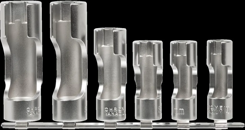SW-Stahl 01482L Jeu de 6 douilles ouvertes 3/8 pouces de 10 à 19 mm