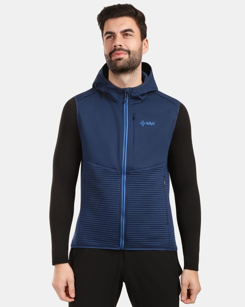 Herren-Outdoor-Softshellweste Kilpi ENIA-M, DUNKELBLAU, Größe 3XL
