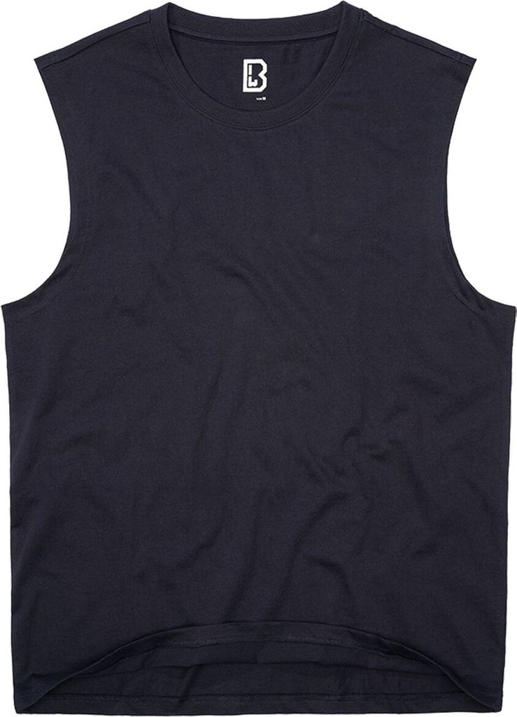 T-Shirt ärmellos navy-blau, 3XL