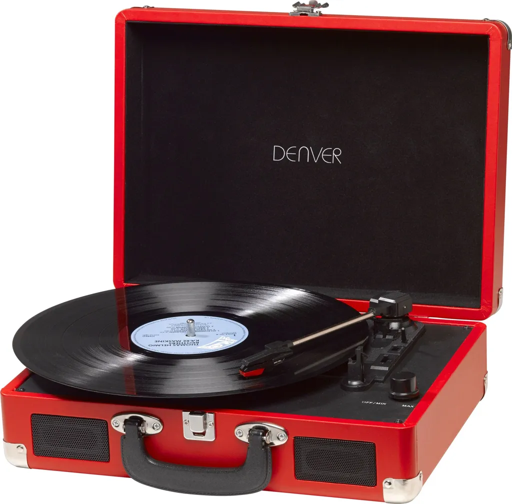 Acquista Denver VPL-120 Giradischi USB Rosso - Pronto all'Uso