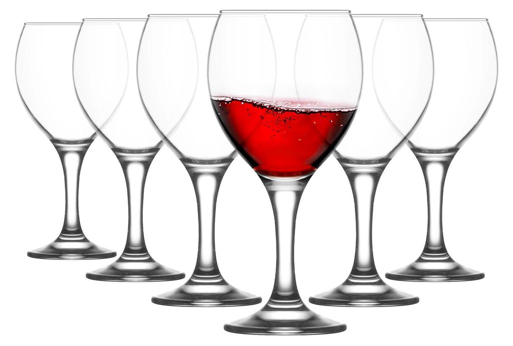 Set van 6 waterglazen, 340 ml, Misket, LAV Productafbeelding 