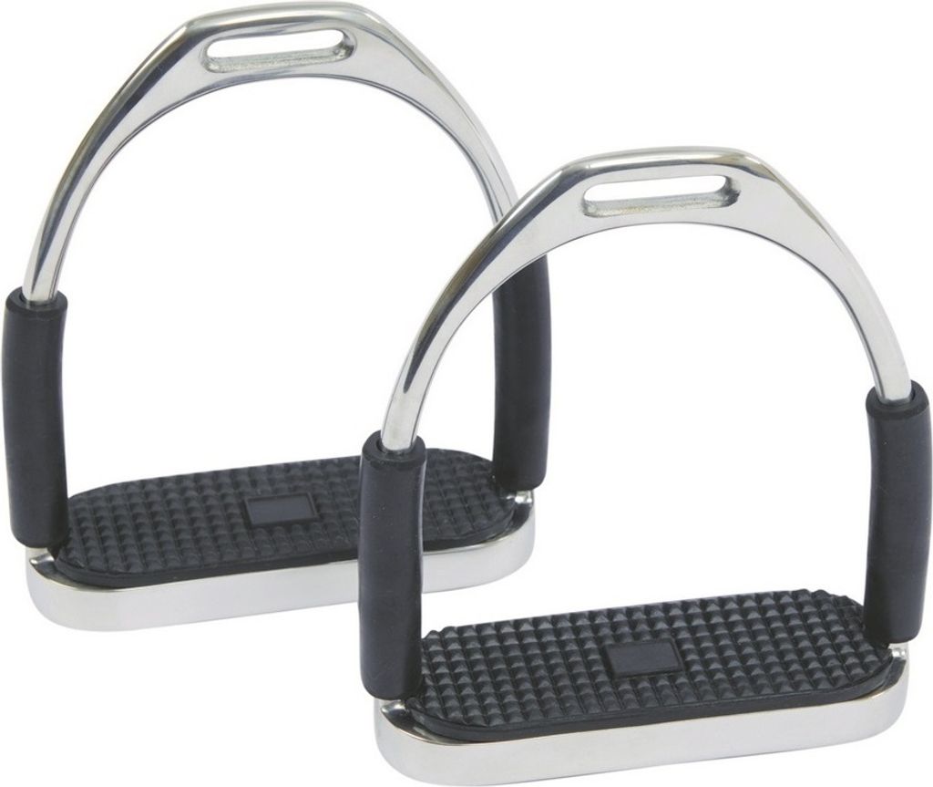 Korsteel Flexible Fillis Steigbügel WB448 (115mm) (Schwarz/Schwarz)