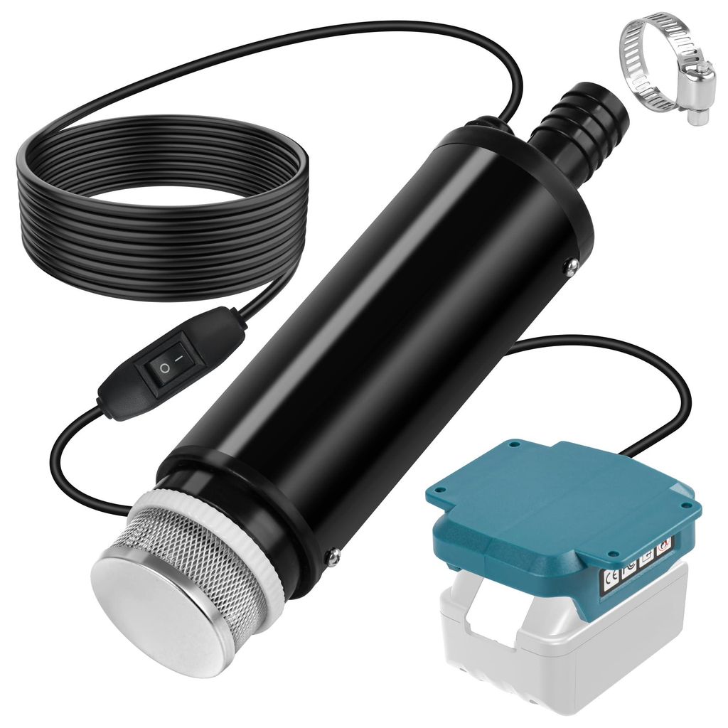 Wasserpumpe für Makita 18V Akku, 500GPH Tauchpumpe Produktbild 