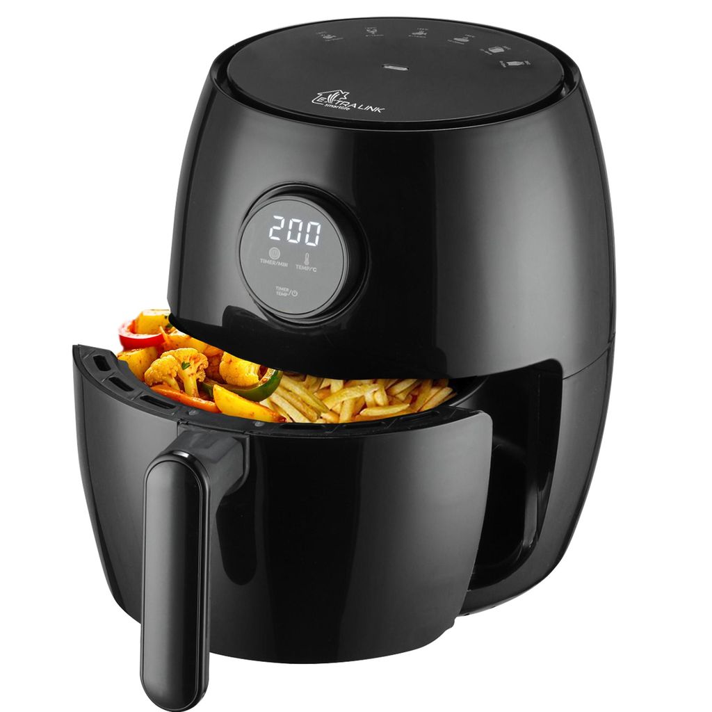 Extralink Air Fryer SJ-200 2L EU Frytkownica 1000W Zdjęcie produktu  Obraz wygenerowany przez AI