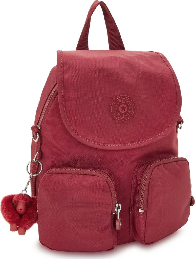 Sac à dos transformable Kipling Firefly Up Rouge : Léger et Multi-poches - 7