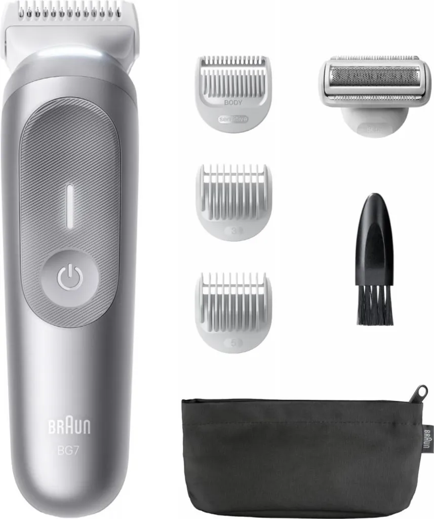 Tondeuse Corps pour Homme Braun Series 7 BG7550 Étanche et Rechargeable