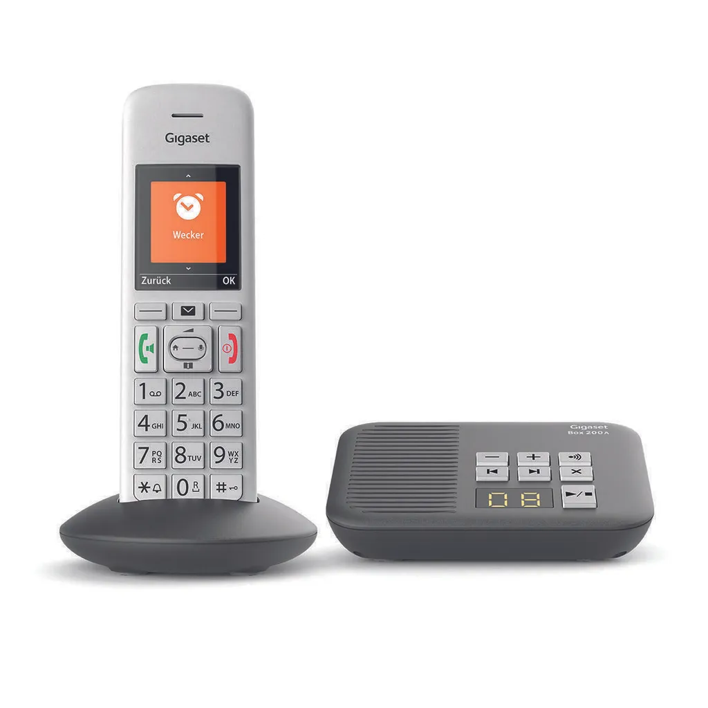 Gigaset E370A Téléphone DECT Répondeur Son Haute Qualité et Mode Senior