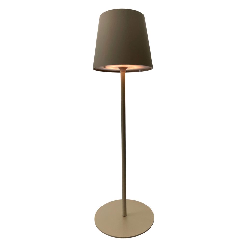 Anna's Collection Solar Standleuchte sand creme 3in1 variabel 49/86 oder 123cm