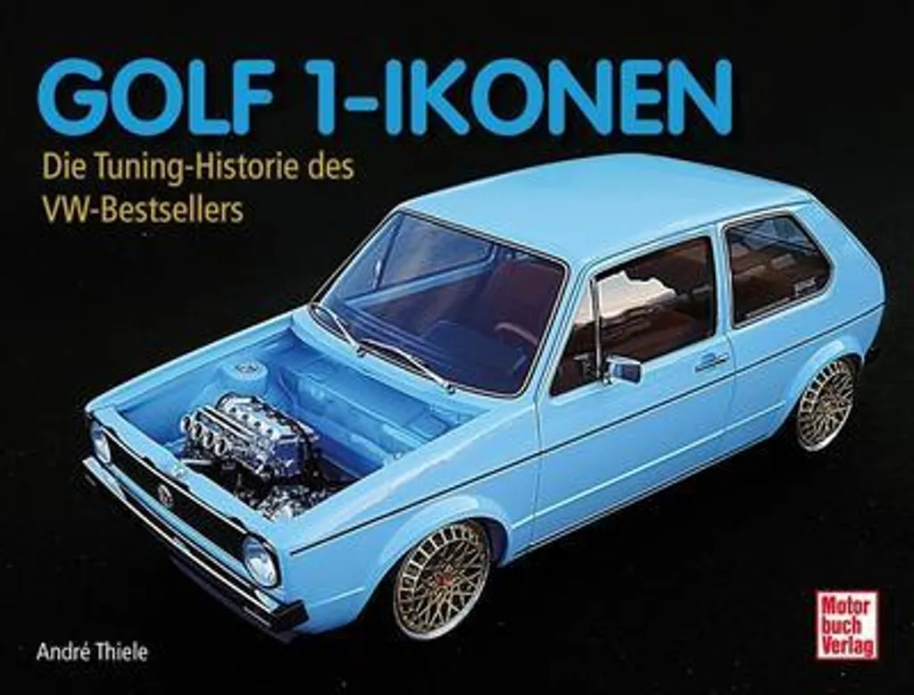 Affiche Icônes de la Golf 1 GTI - Poster Auto Noir Blanc Premium