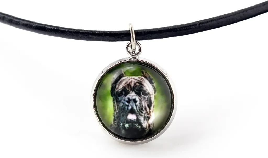 Art-Dog Collana Cane Corso - Gioiello Argento con Foto Personalizzata