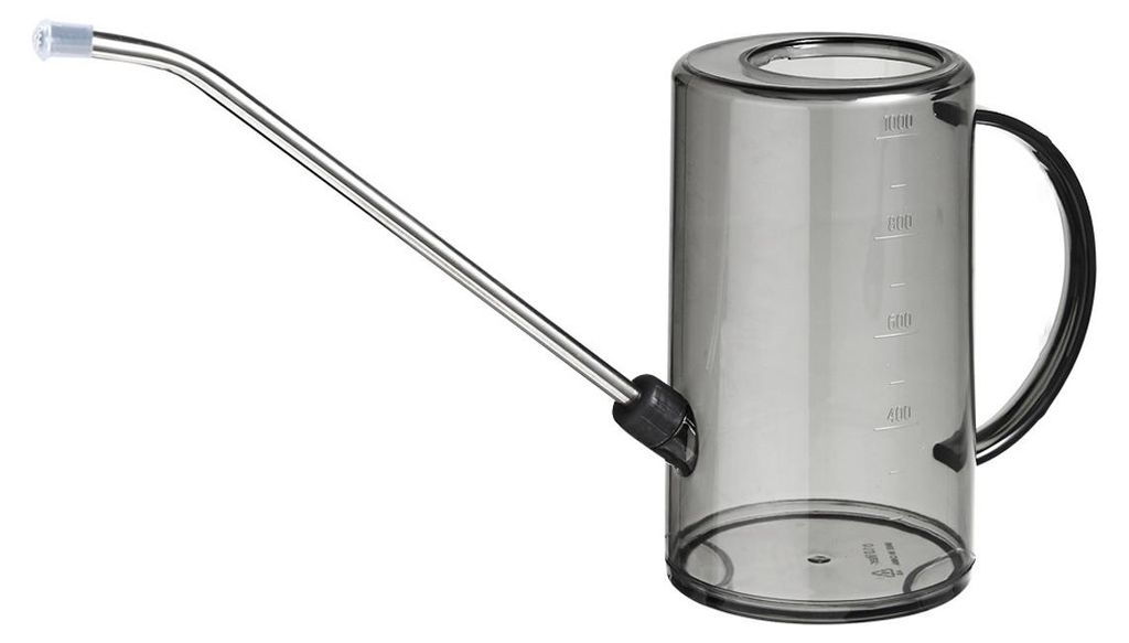 Kleine Gießkanne für Zimmerpflanzen mit langem Ausguss für Blumen und Sukkulenten, 34 oz (Grün)