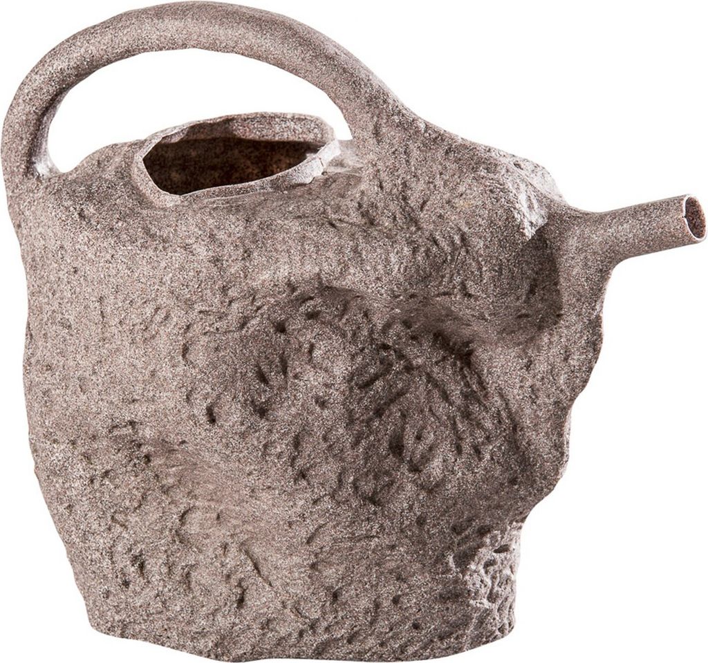 GreenLife Gießkanne GreenLine im Natursteindesign, 9 Liter, granitrot; G0000360