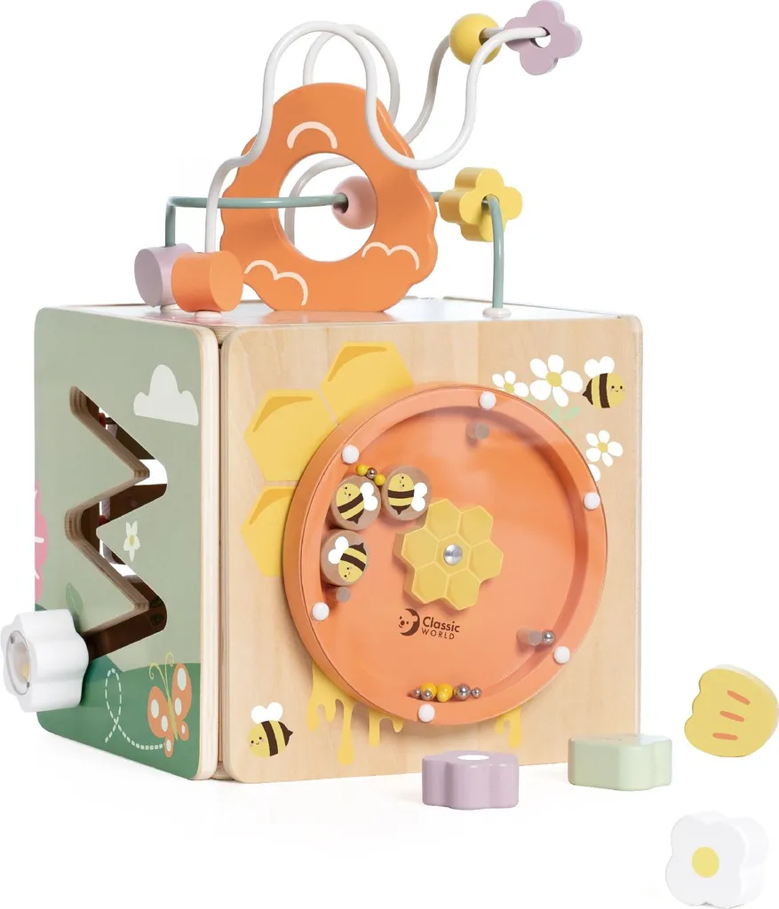 Cube à moteur d'abeille pour stimuler la coordination de votre bébé - 2