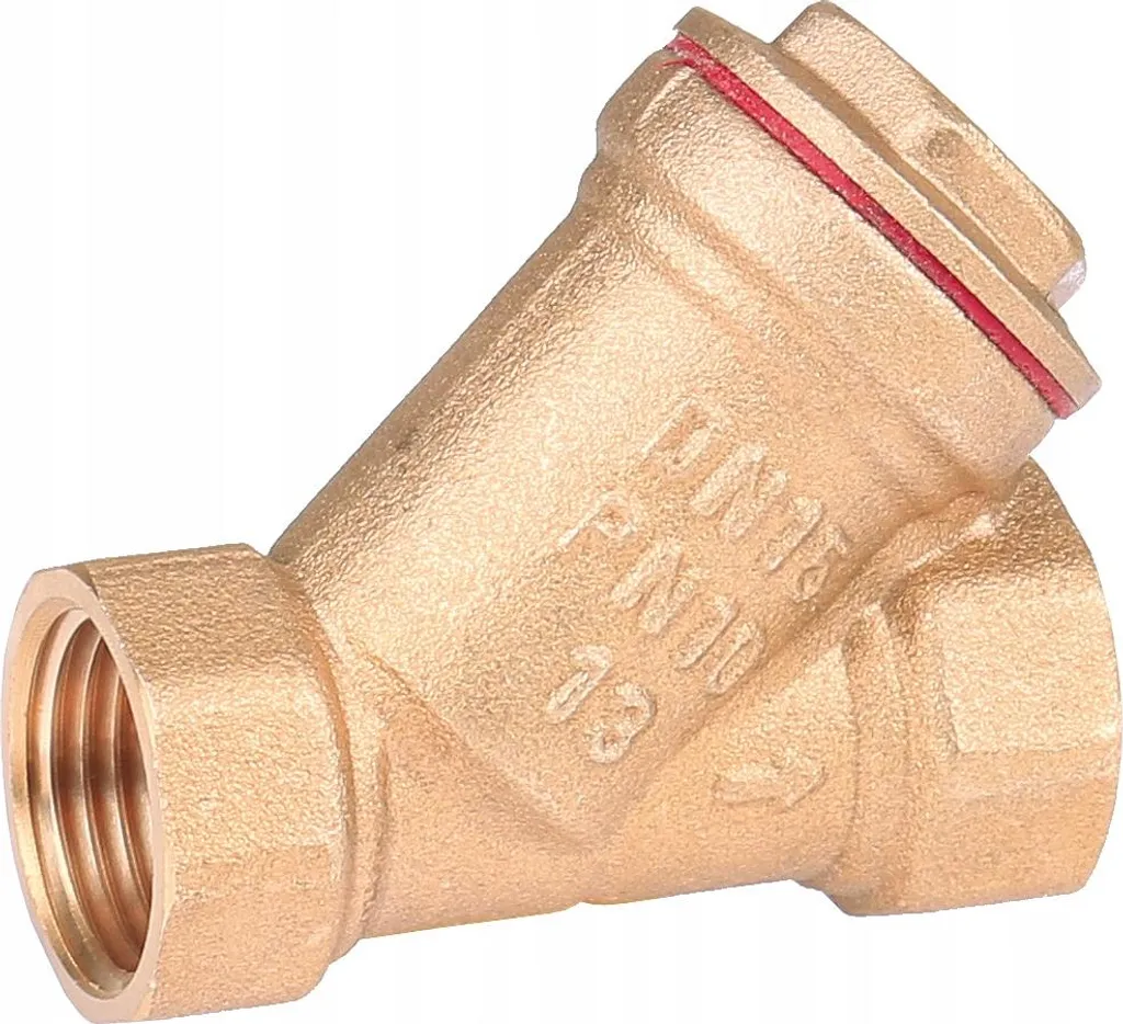 Filtro Meccanico Inclinato AQUER 1/2" Ottone | Alta Resistenza