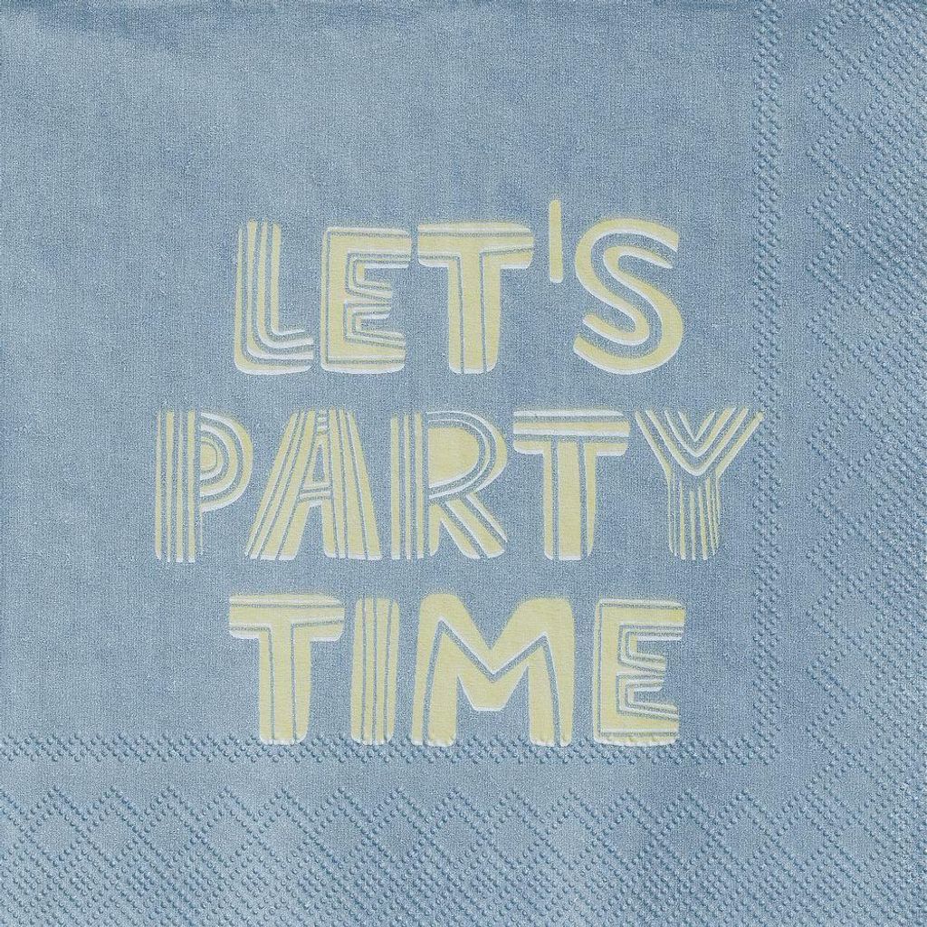 Cocktailserviette "Let ́s Party Time"