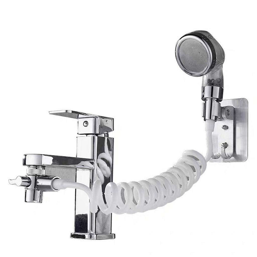 Duschkopf-Set Duschkopf-Set für Waschbecken mit Teleskopschlauch
