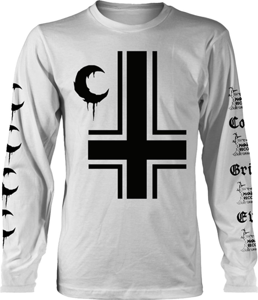 Leviathan - "Howl" T-Shirt für Herren/Damen Uni Langärmlig PH3111 (XXL) (Weiß)