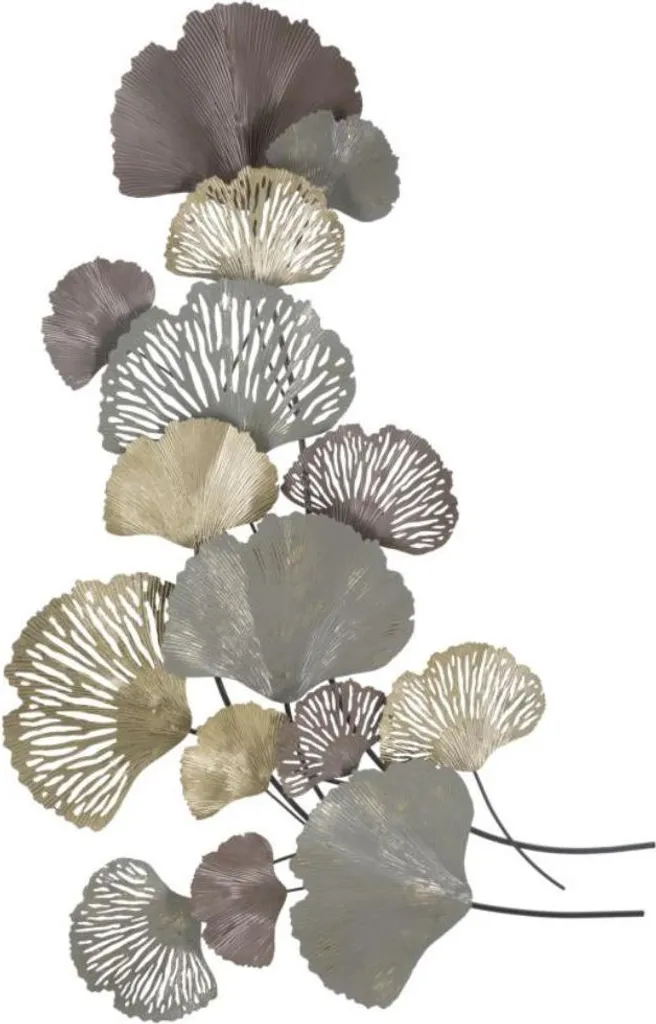 Tableau Mural en Relief Diply 76x126 cm - Art Contemporain Gris Chic