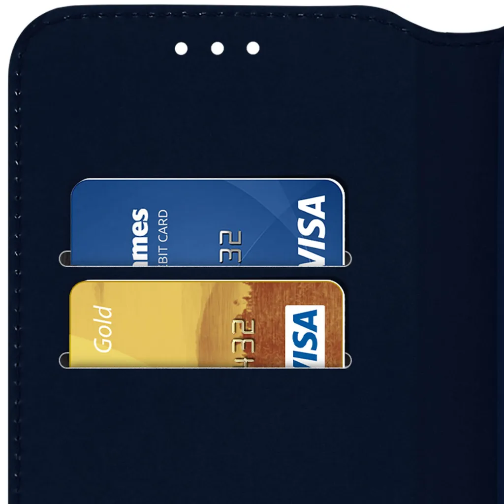 Cover Blu Scuro Huawei P Smart 2019 / Honor 10 Lite - Protezione Ecopelle - 5
