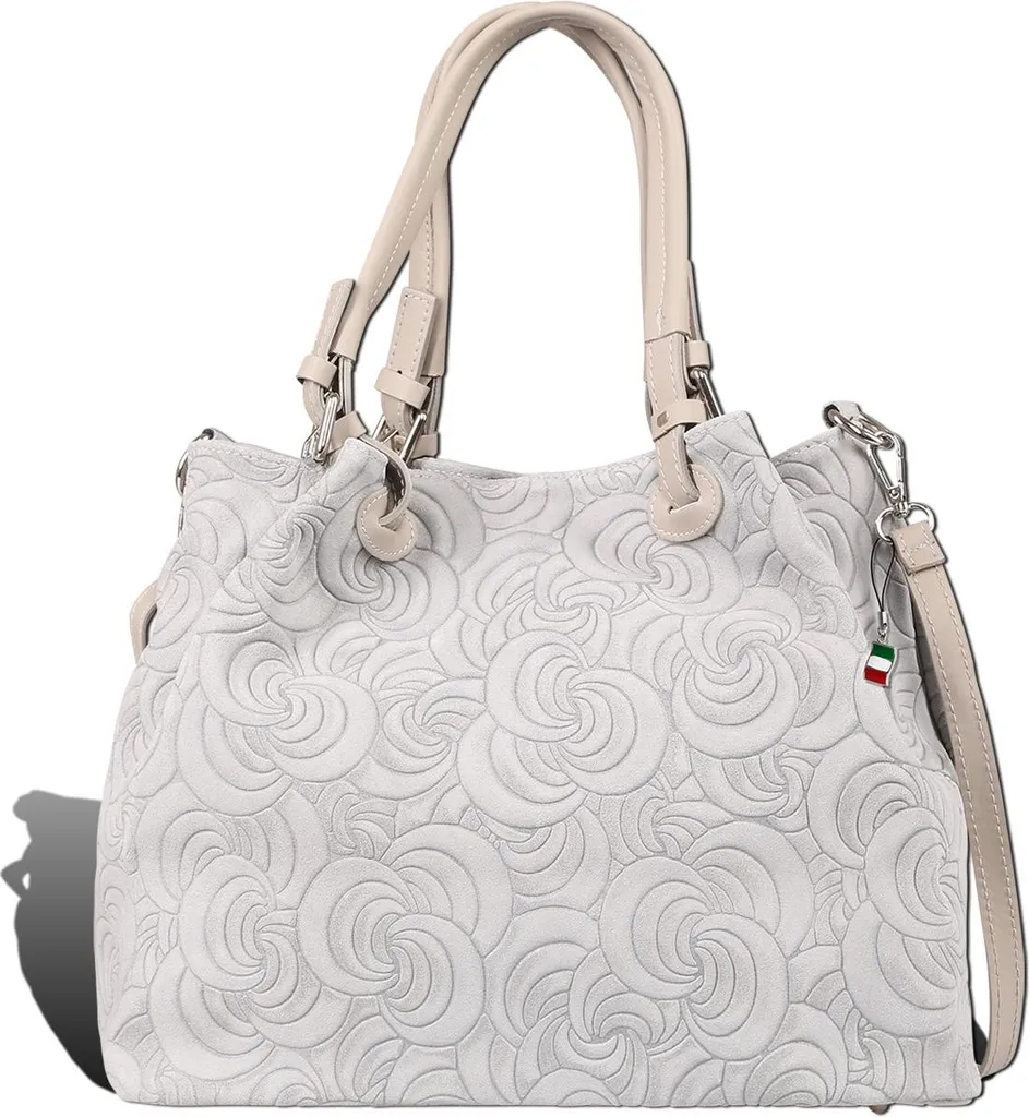 Sac gris bandoulière femme Florence idéal pour le quotidien et ville