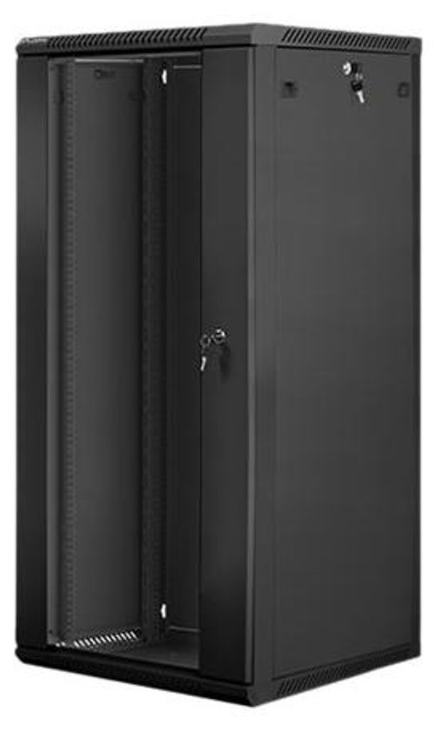 Lanberg WF01-6627-10B, Wandmontiertes Regal, 27U, 60 kg, 41 Produktbild 