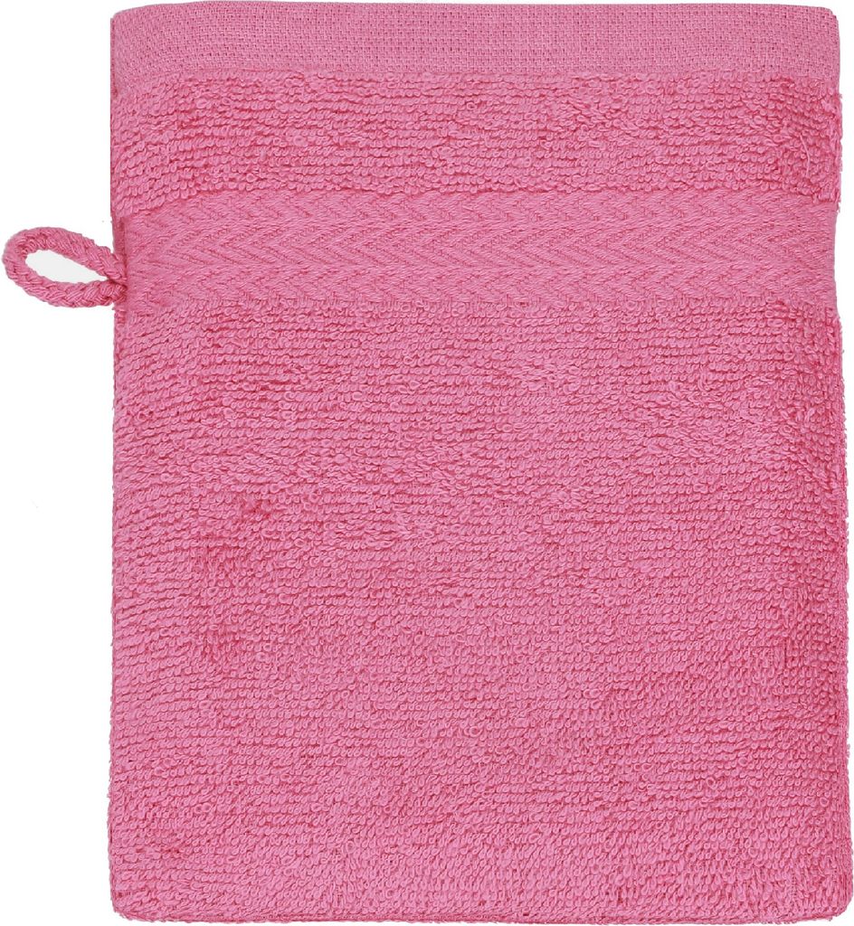 Betz Waschhandschuh 16x21 cm PREMIUM 100% Baumwolle Farbe: altrosa