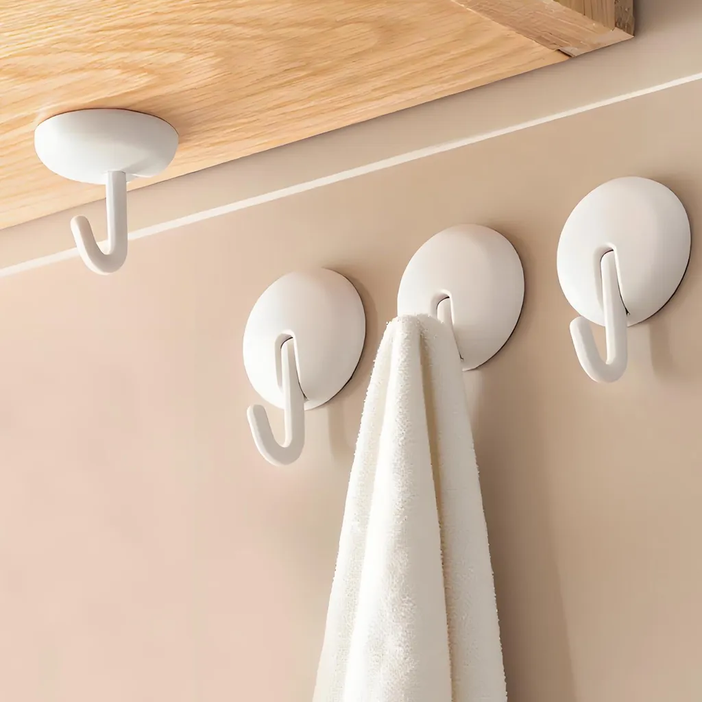 Crochets muraux sans perçage : fixez tout sans abîmer vos murs et carrelages