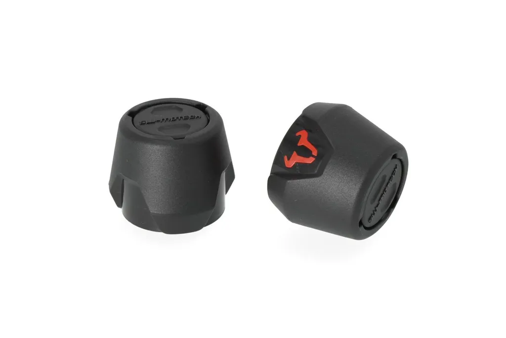 Sliders axe avant SW-Motech en polyamide noir pour Yamaha Tracer 9 2022
