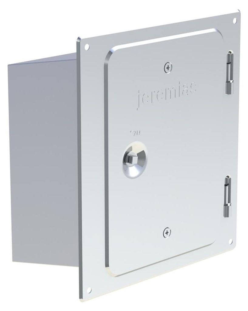 EW-FU Edelstahlkamintür 210 x 140 mm mit Schiebestutzen 150 Produktbild 